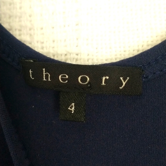Theory Midi Dress Nordstrom Rack Tight Sexy Sleek Dress Size 4 - Picture 7 of 7